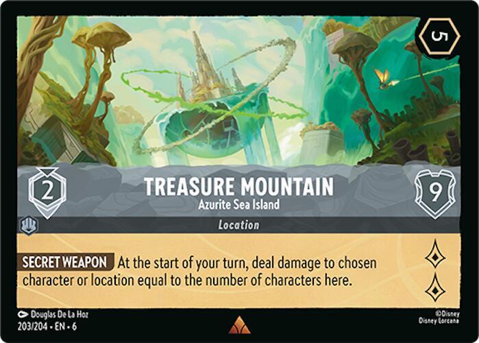Treasure Mountain - Azurite Sea Island (203/204) [Azurite Sea] | Jack's On Queen