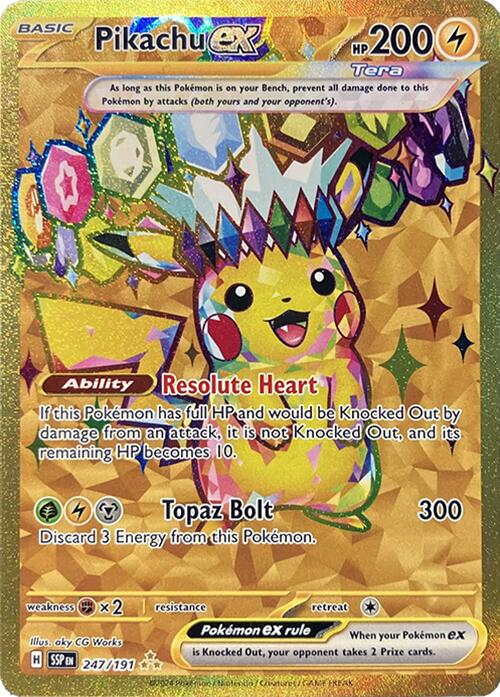 Pikachu ex (247/191) [Scarlet & Violet: Surging Sparks] | Jack's On Queen