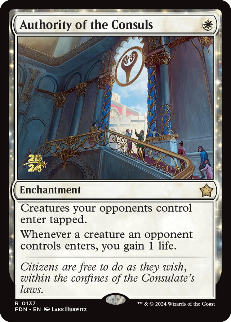 Authority of the Consuls [Foundations Prerelease Promos] | Jack's On Queen