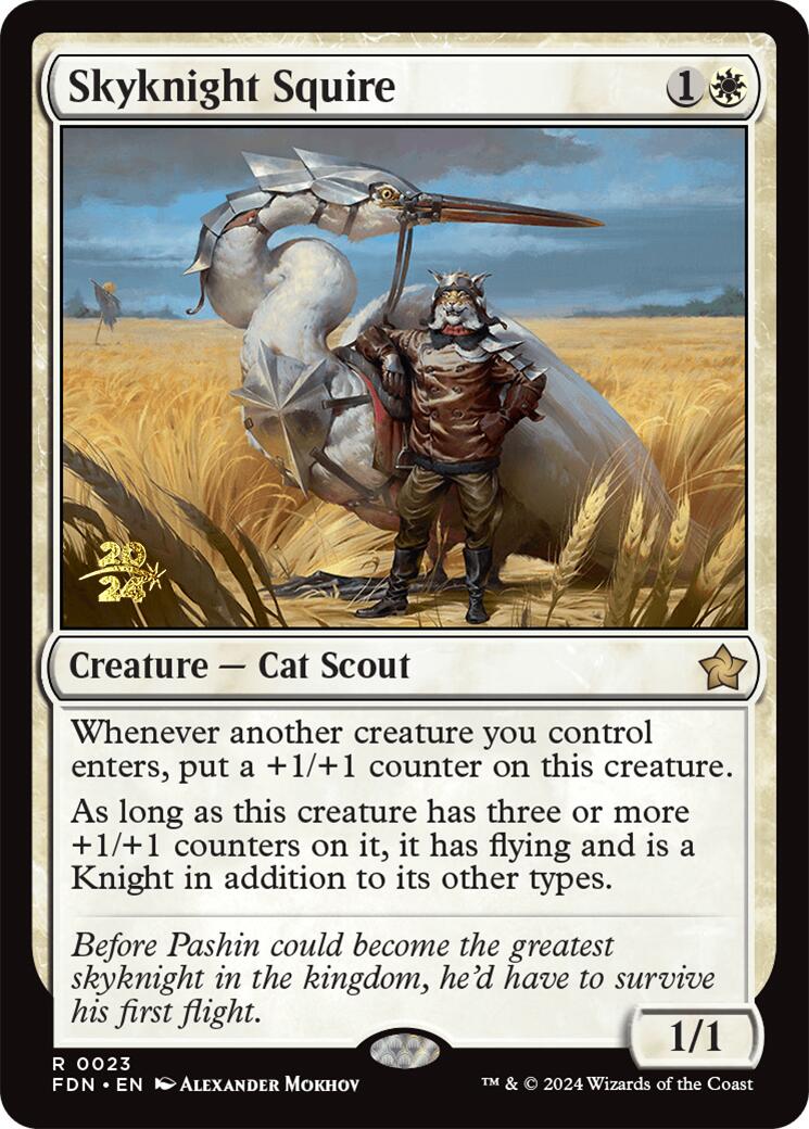 Skyknight Squire [Foundations Prerelease Promos] | Jack's On Queen