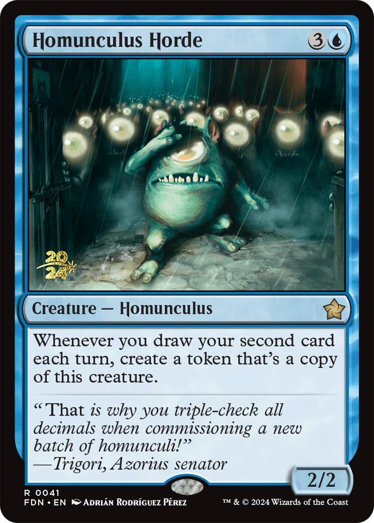 Homunculus Horde [Foundations Prerelease Promos] | Jack's On Queen