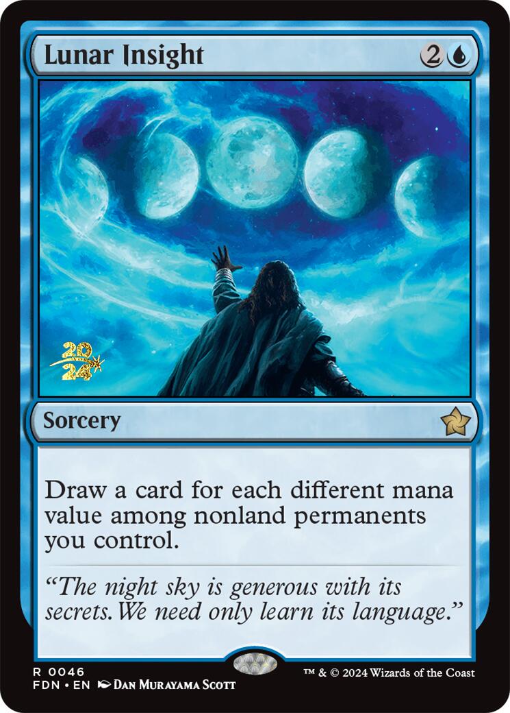 Lunar Insight [Foundations Prerelease Promos] | Jack's On Queen