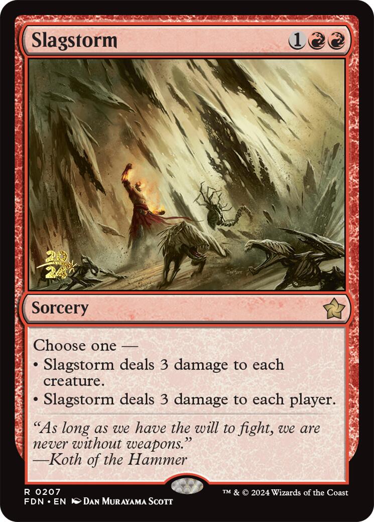 Slagstorm [Foundations Prerelease Promos] | Jack's On Queen