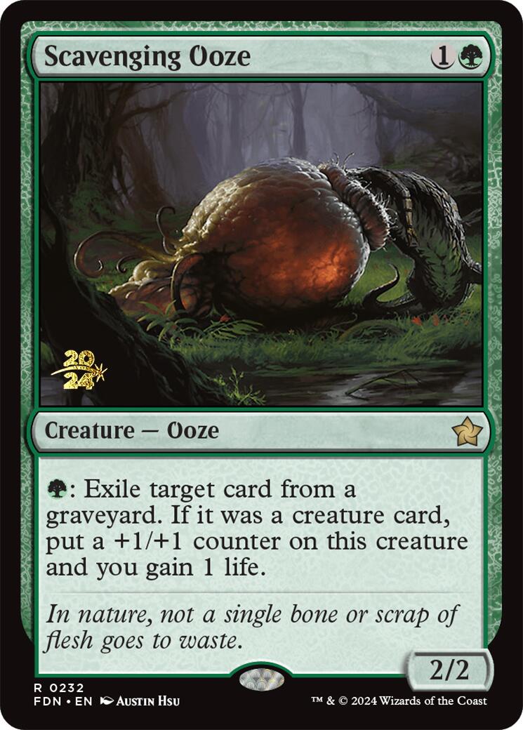 Scavenging Ooze [Foundations Prerelease Promos] | Jack's On Queen