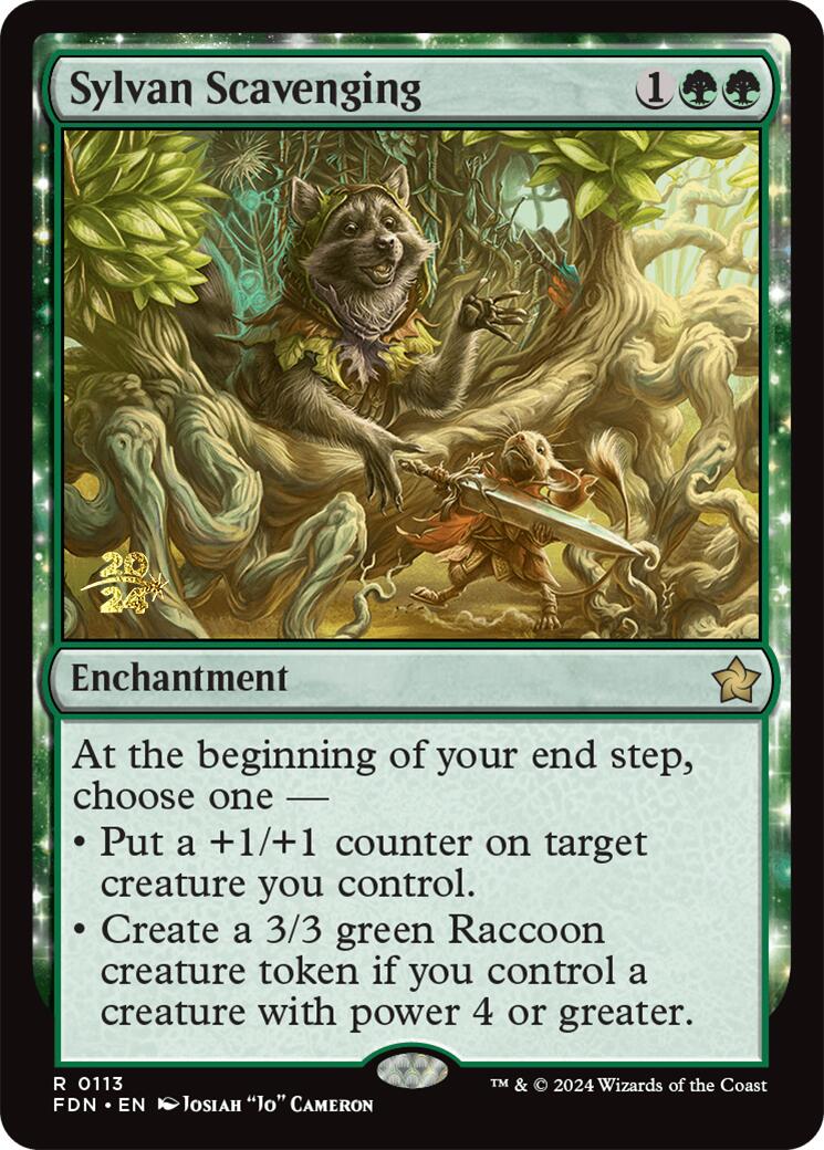 Sylvan Scavenging [Foundations Prerelease Promos] | Jack's On Queen