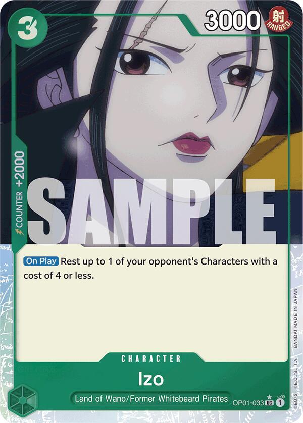 Izo (OP01-033) (Full Art) (OP01-033) [Premium Booster -The Best-] | Jack's On Queen