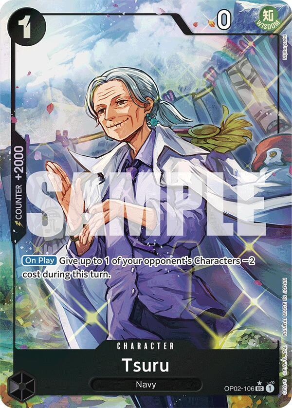 Tsuru (Full Art) (OP02-106) [Premium Booster -The Best-] | Jack's On Queen