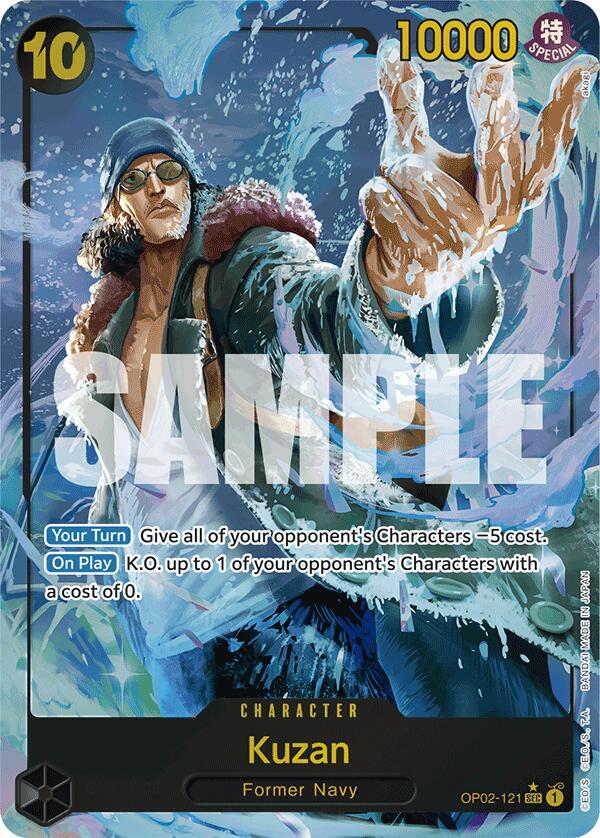 Kuzan (OP02-121) (Alternate Art) (OP02-121) [Premium Booster -The Best-] | Jack's On Queen