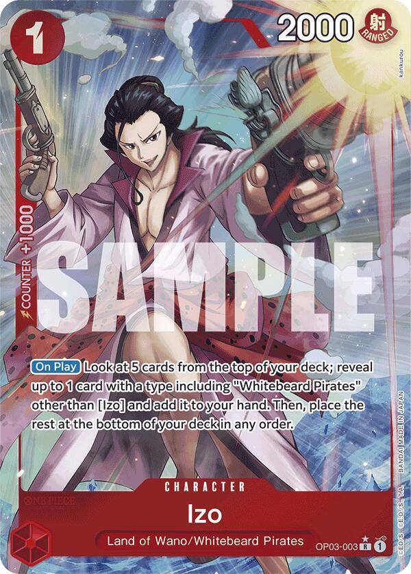 Izo (OP03-003) (Full Art) (OP03-003) [Premium Booster -The Best-] | Jack's On Queen