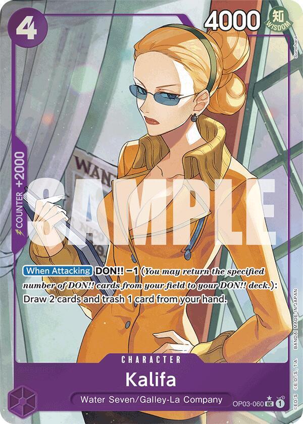Kalifa (Full Art) (OP03-060) [Premium Booster -The Best-] | Jack's On Queen