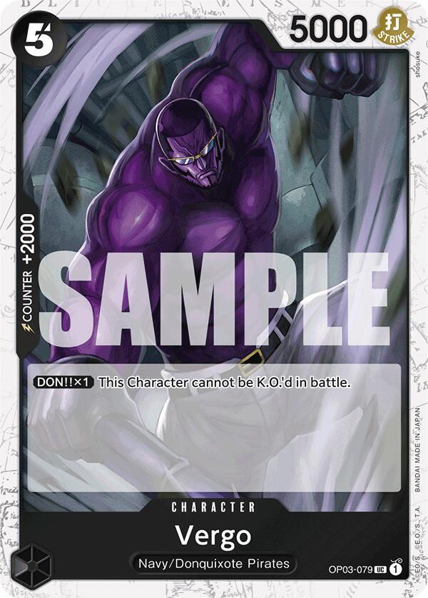 Vergo (Jolly Roger Foil) (OP03-079) [Premium Booster -The Best-] | Jack's On Queen