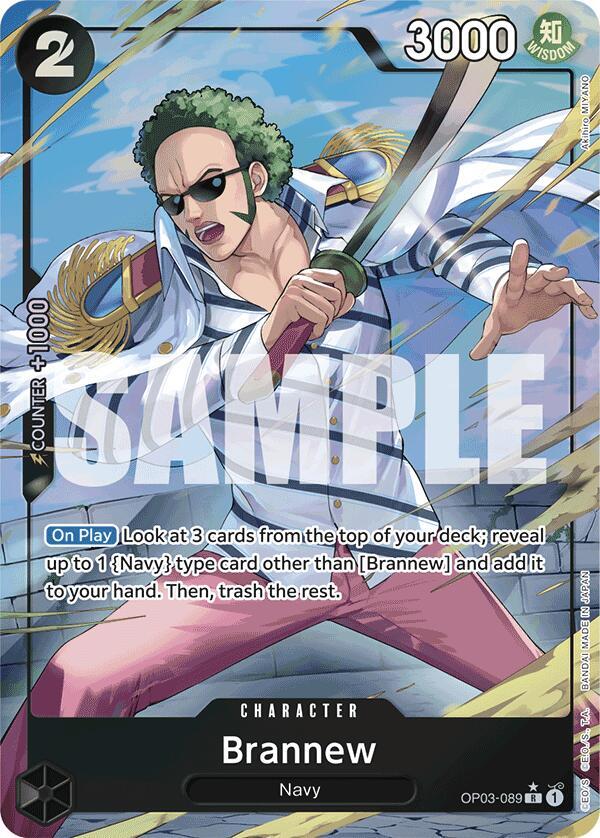 Brannew (Alternate Art) (OP03-089) [Premium Booster -The Best-] | Jack's On Queen