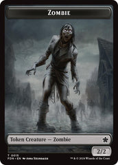 Goblin // Zombie Doubled-Sided Token [Foundations Tokens] | Jack's On Queen