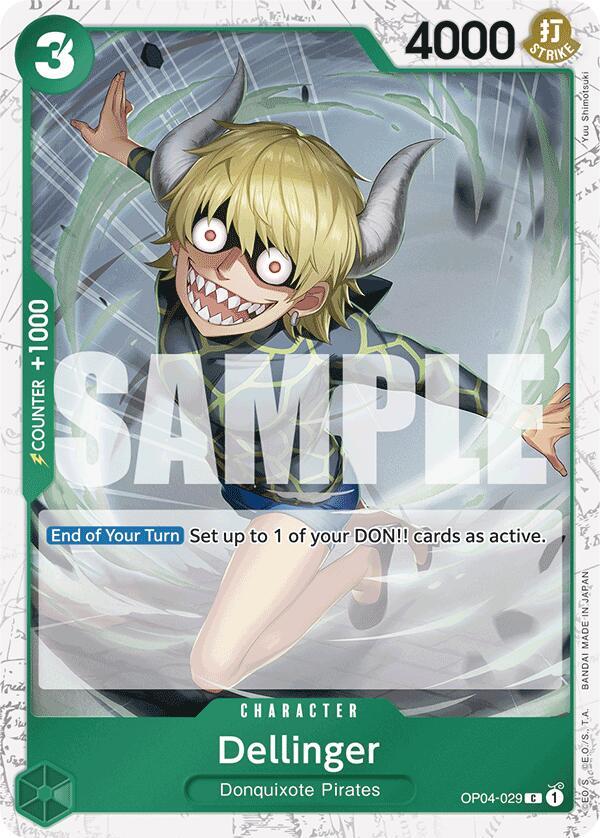 Dellinger (Jolly Roger Foil) (OP04-029) [Premium Booster -The Best-] | Jack's On Queen