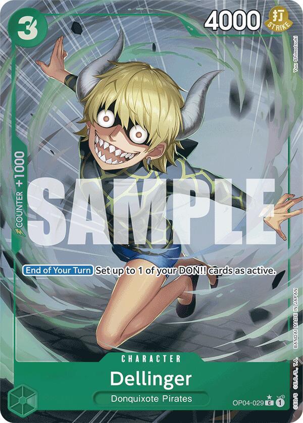 Dellinger (Full Art) (OP04-029) [Premium Booster -The Best-] | Jack's On Queen