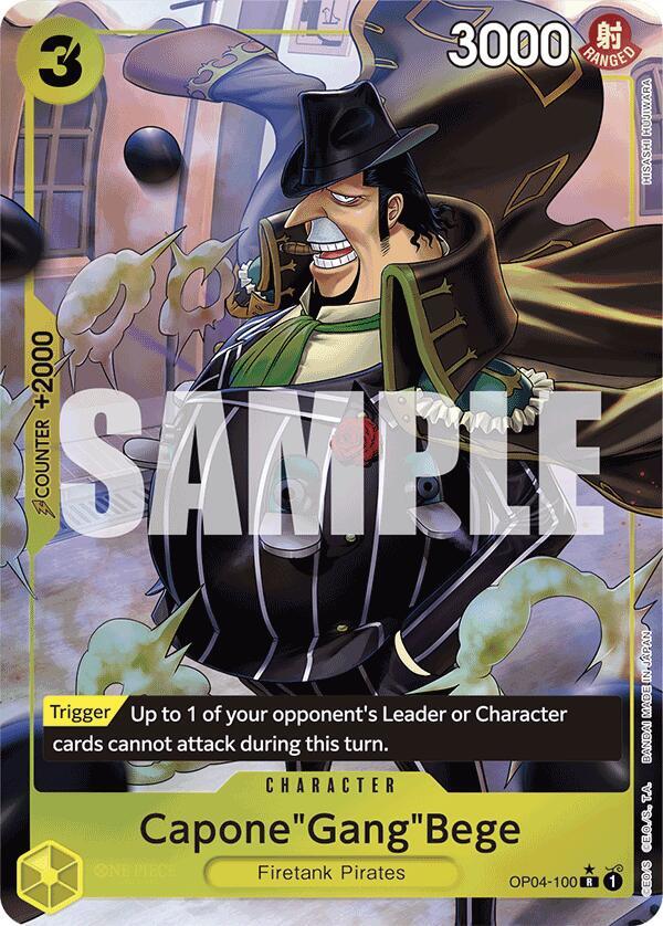 Capone"Gang"Bege (OP04-100) (Full Art) (OP04-100) [Premium Booster -The Best-] | Jack's On Queen