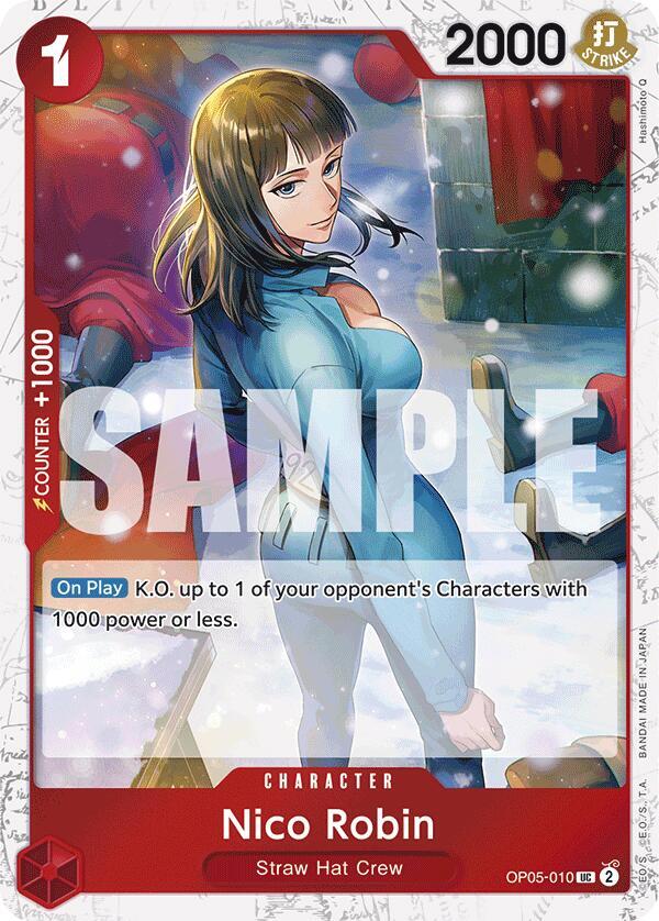 Nico Robin (Jolly Roger Foil) (OP05-010) [Premium Booster -The Best-] | Jack's On Queen