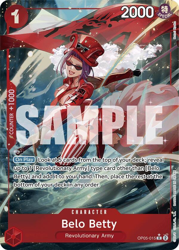 Belo Betty (Full Art) (OP05-015) [Premium Booster -The Best-] | Jack's On Queen