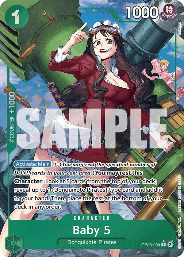Baby 5 (OP05-034) (Alternate Art) (OP05-034) [Premium Booster -The Best-] | Jack's On Queen