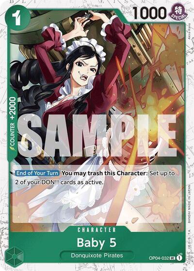 Baby 5 (OP04-032) (Jolly Roger Foil) (OP04-032) [Premium Booster -The Best-] | Jack's On Queen