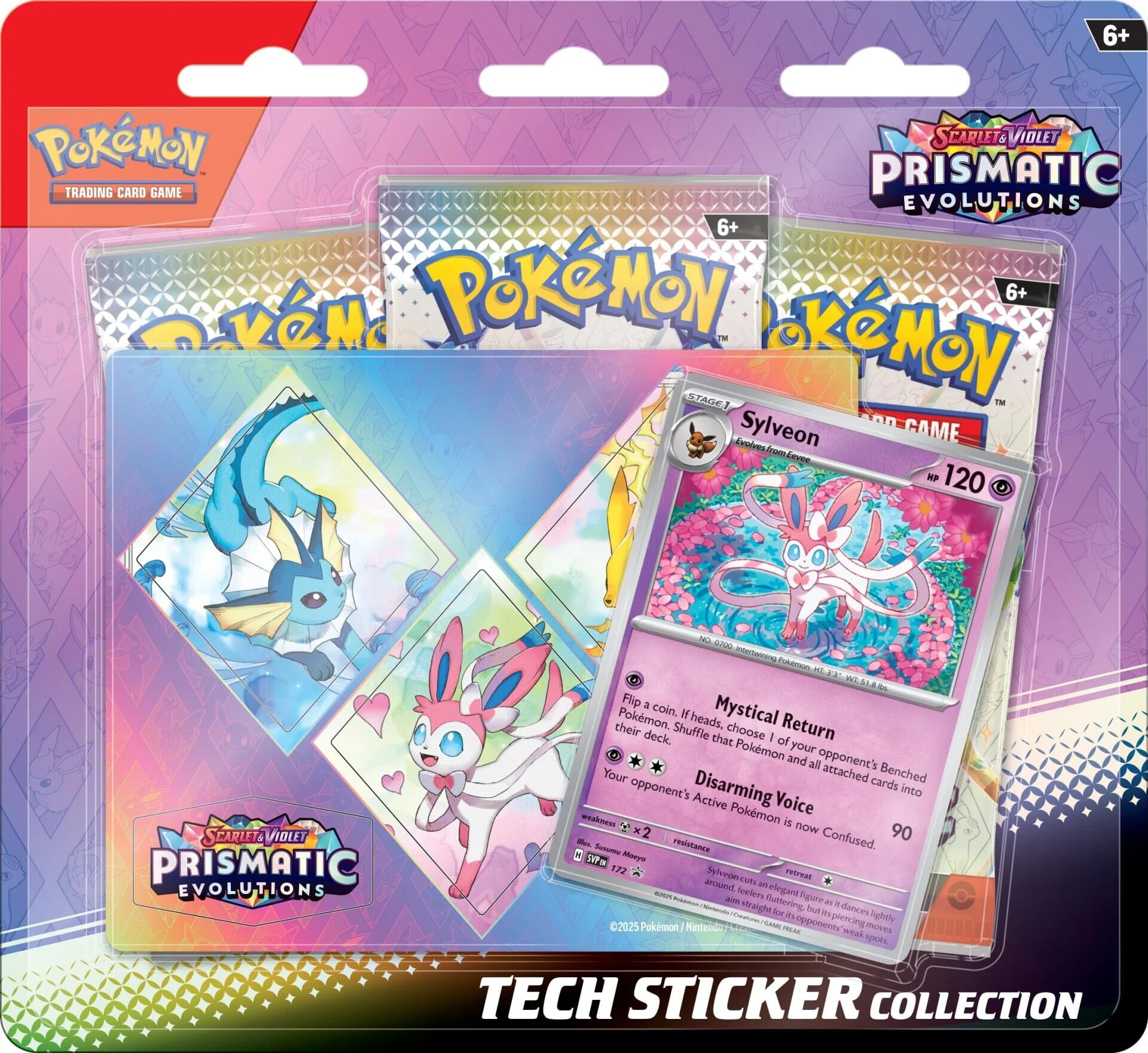 Scarlet & Violet: Prismatic Evolutions Tech Sticker Collection (Sylveon) | Jack's On Queen