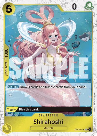 Shirahoshi (OP03-116) (Jolly Roger Foil) (OP03-116) [Premium Booster -The Best-] | Jack's On Queen
