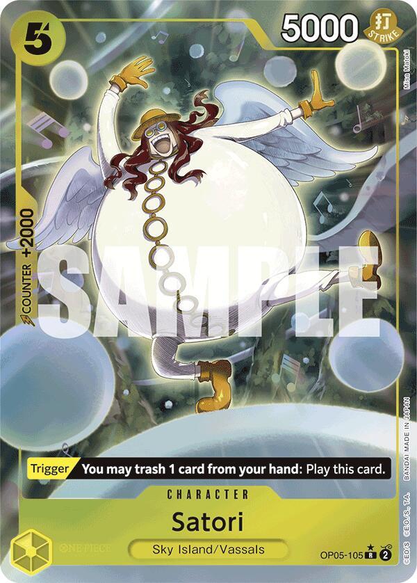 Satori (Full Art) (OP05-105) [Premium Booster -The Best-] | Jack's On Queen