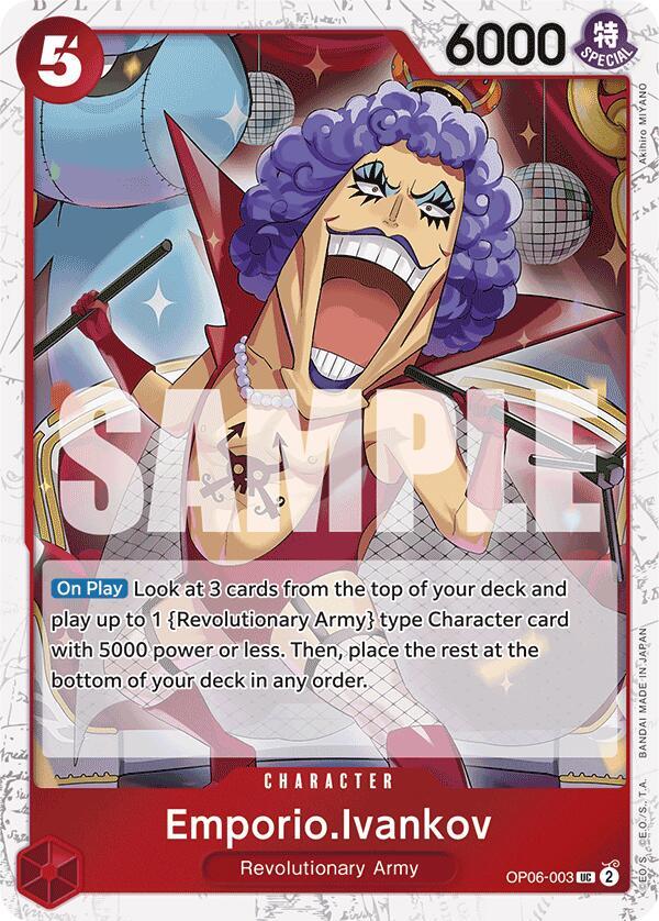 Emporio.Ivankov (Jolly Roger Foil) (OP06-003) [Premium Booster -The Best-] | Jack's On Queen