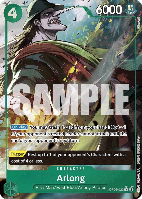 Arlong (Full Art) (OP06-023) [Premium Booster -The Best-] | Jack's On Queen