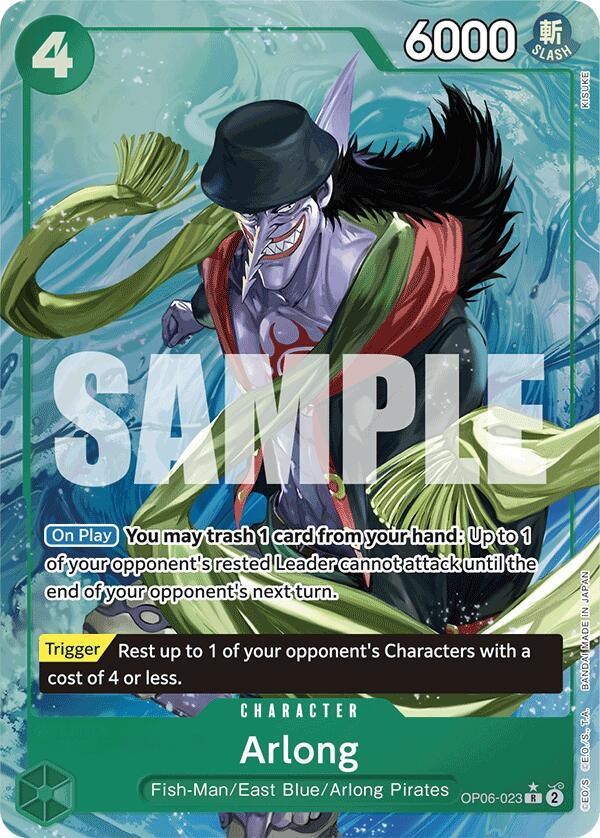 Arlong (Alternate Art) (OP06-023) [Premium Booster -The Best-] | Jack's On Queen