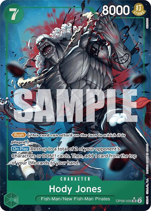 Hody Jones (Alternate Art) (OP06-035) [Premium Booster -The Best-] | Jack's On Queen