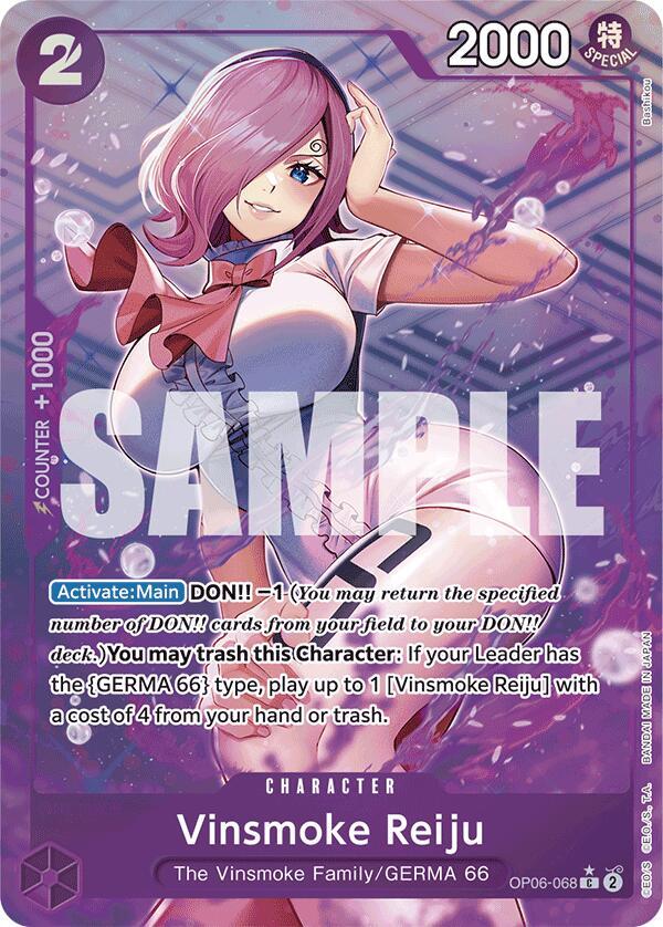 Vinsmoke Reiju (OP06-068) (Full Art) (OP06-068) [Premium Booster -The Best-] | Jack's On Queen