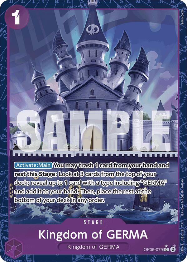 Kingdom of GERMA (Alternate Art) (OP06-079) [Premium Booster -The Best-] | Jack's On Queen
