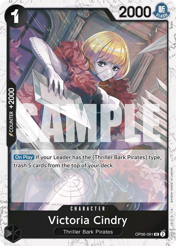 Victoria Cindry (Jolly Roger Foil) (OP06-091) [Premium Booster -The Best-] | Jack's On Queen