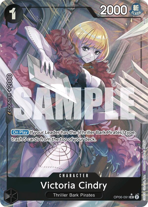 Victoria Cindry (Full Art) (OP06-091) [Premium Booster -The Best-] | Jack's On Queen
