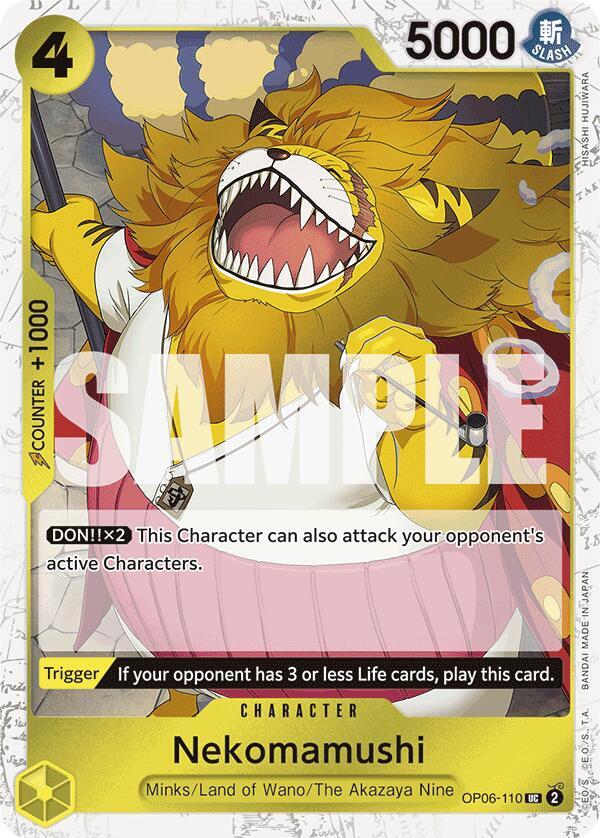 Nekomamushi (Jolly Roger Foil) (OP06-110) [Premium Booster -The Best-] | Jack's On Queen