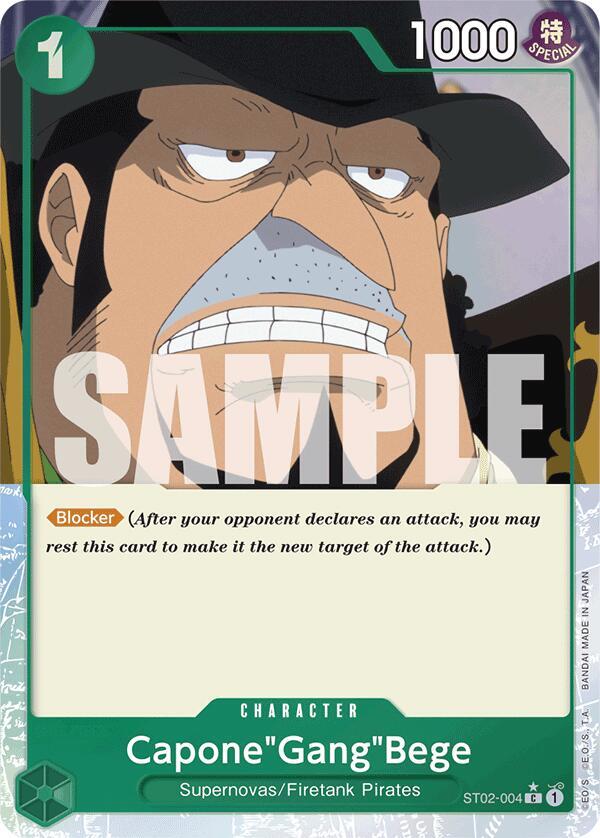 Capone"Gang"Bege (ST02-004) (Full Art) (ST02-004) [Premium Booster -The Best-] | Jack's On Queen
