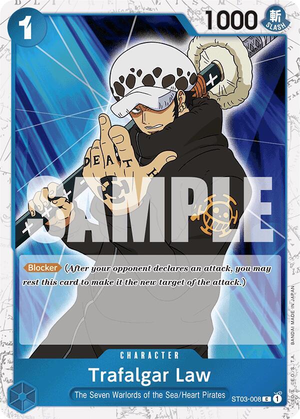 Trafalgar Law (ST03-008) (Jolly Roger Foil) (ST03-008) [Premium Booster -The Best-] | Jack's On Queen