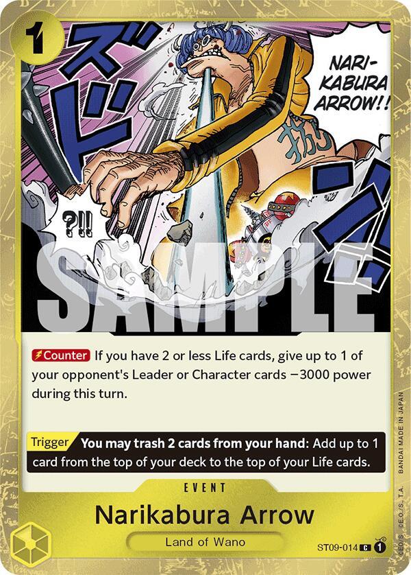 Narikabura Arrow (Jolly Roger Foil) (ST09-014) [Premium Booster -The Best-] | Jack's On Queen