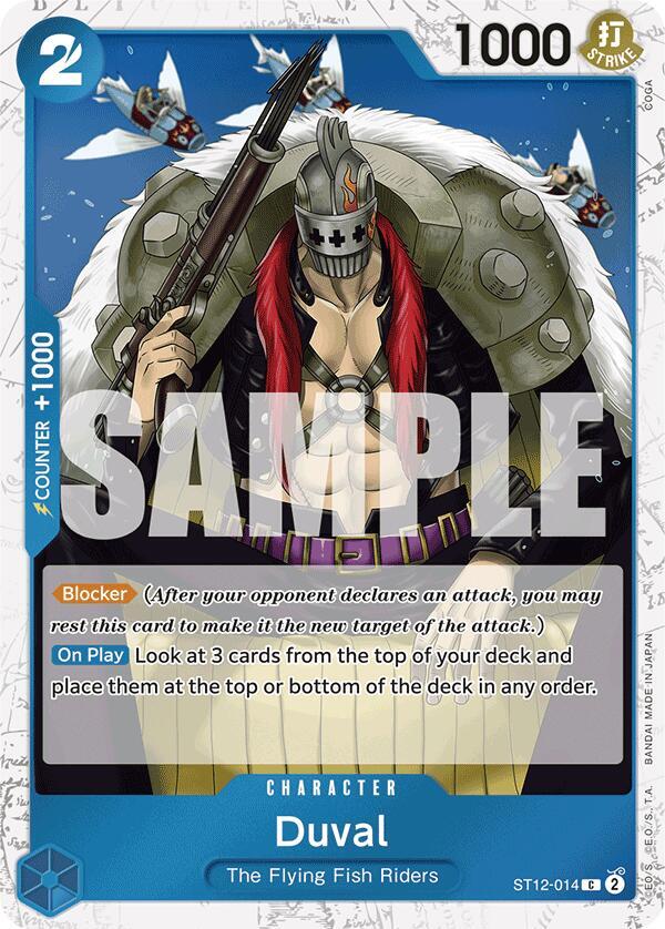 Duval (Jolly Roger Foil) (ST12-014) [Premium Booster -The Best-] | Jack's On Queen