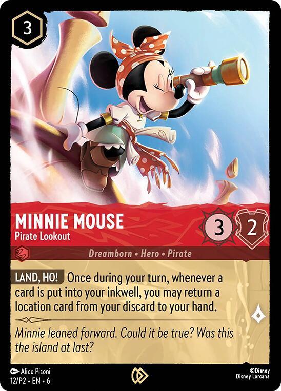 Minnie Mouse - Pirate Lookout (12) [Disney Lorcana Promo Cards] | Jack's On Queen