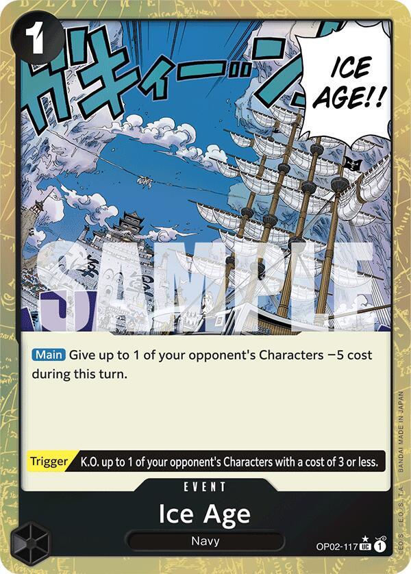 Ice Age (Textured Foil) (OP02-117) [Premium Booster -The Best-] | Jack's On Queen