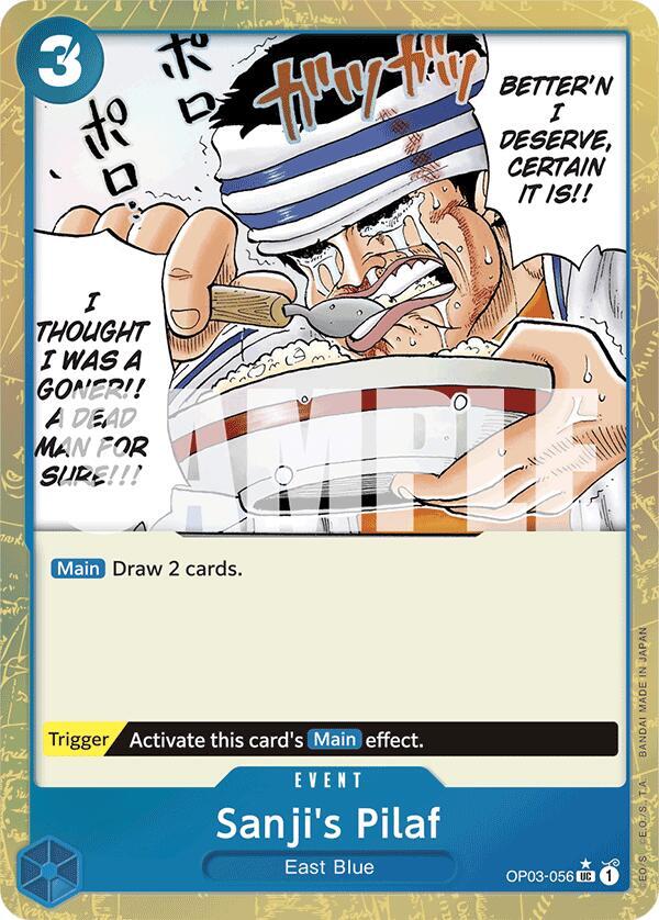 Sanji's Pilaf (Textured Foil) (OP03-056) [Premium Booster -The Best-] | Jack's On Queen