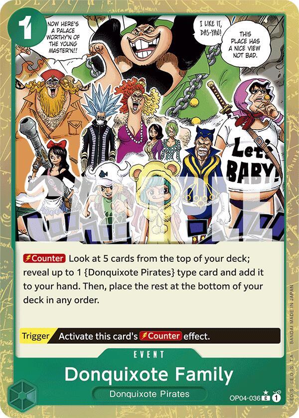 Donquixote Family (Textured Foil) (OP04-036) [Premium Booster -The Best-] | Jack's On Queen