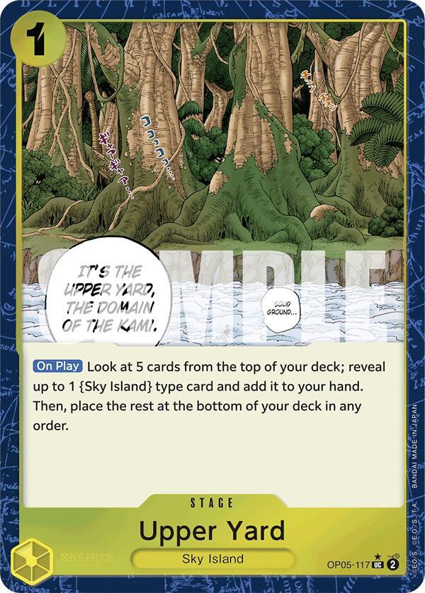 Upper Yard (Textured Foil) (OP05-117) [Premium Booster -The Best-] | Jack's On Queen