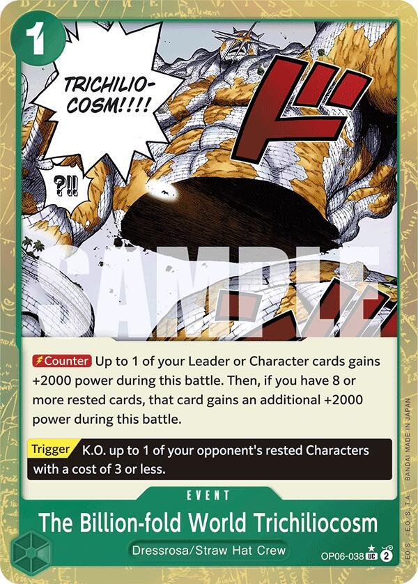 The Billion-fold World Trichiliocosm (Textured Foil) (OP06-038) [Premium Booster -The Best-] | Jack's On Queen