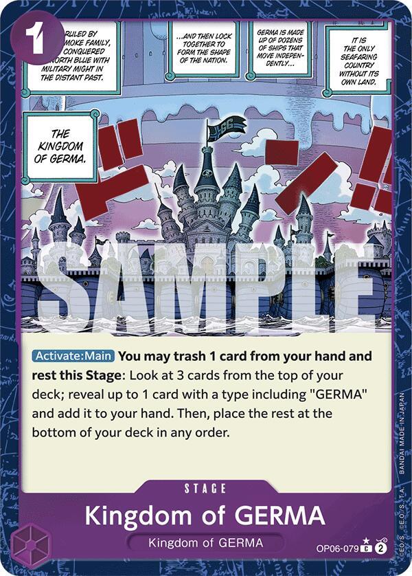 Kingdom of GERMA (Textured Foil) (OP06-079) [Premium Booster -The Best-] | Jack's On Queen