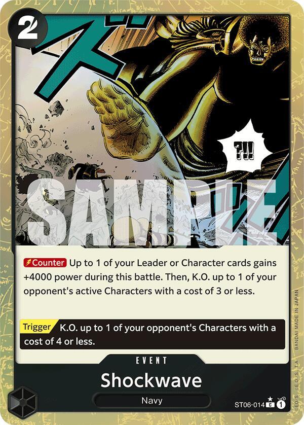 Shockwave (Textured Foil) (ST06-014) [Premium Booster -The Best-] | Jack's On Queen