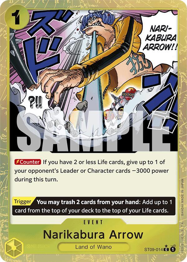 Narikabura Arrow (Textured Foil) (ST09-014) [Premium Booster -The Best-] | Jack's On Queen