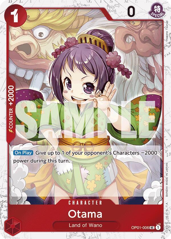 Otama (Jolly Roger Foil) (OP01-006) [Premium Booster -The Best-] | Jack's On Queen